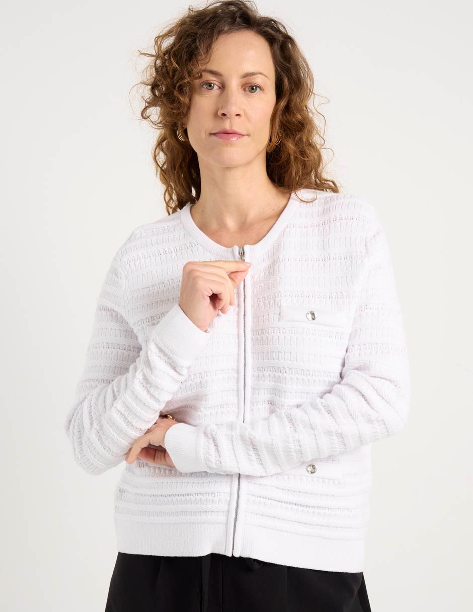 Suéter cuello redondo para mujer