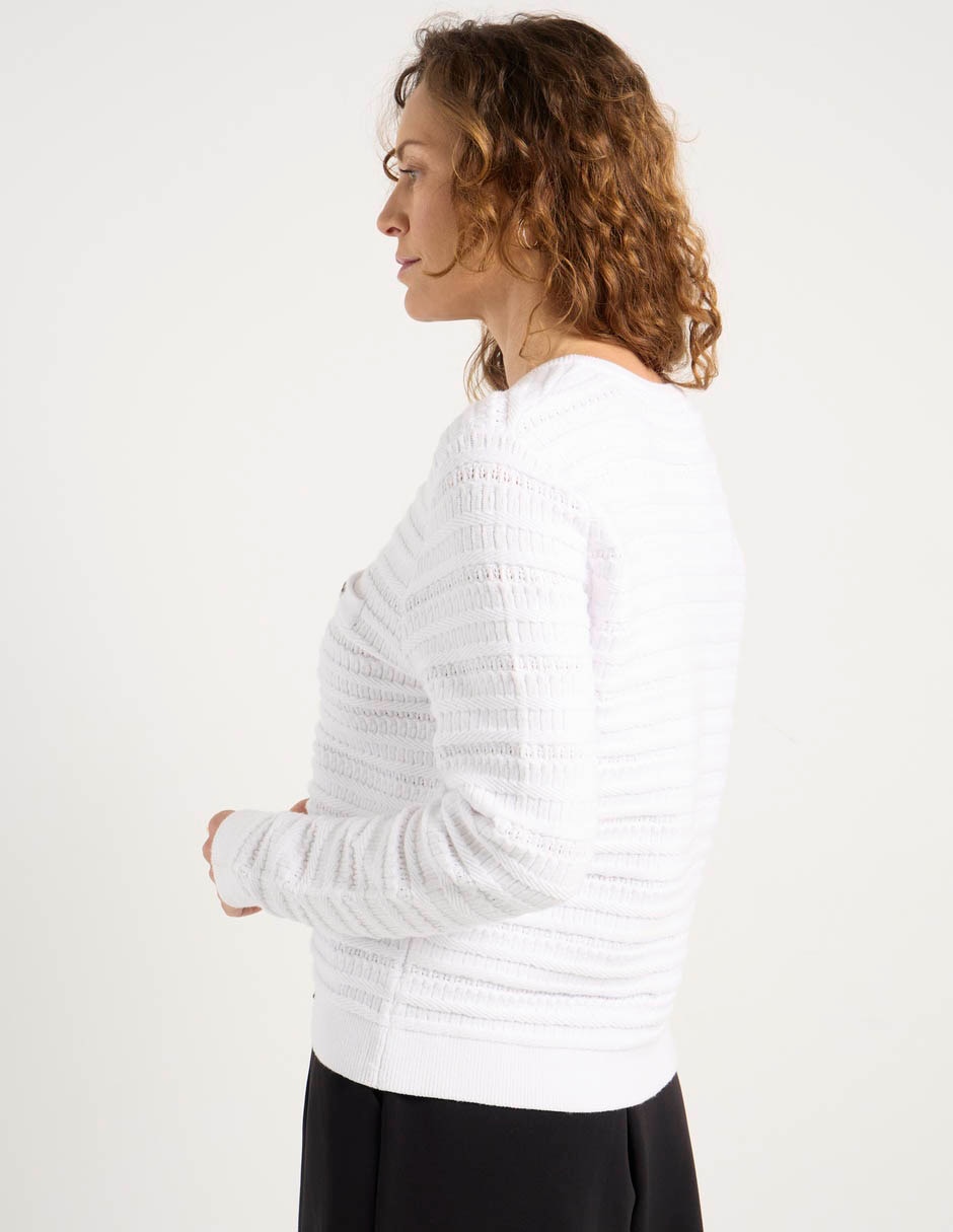 Suéter cuello redondo para mujer 6