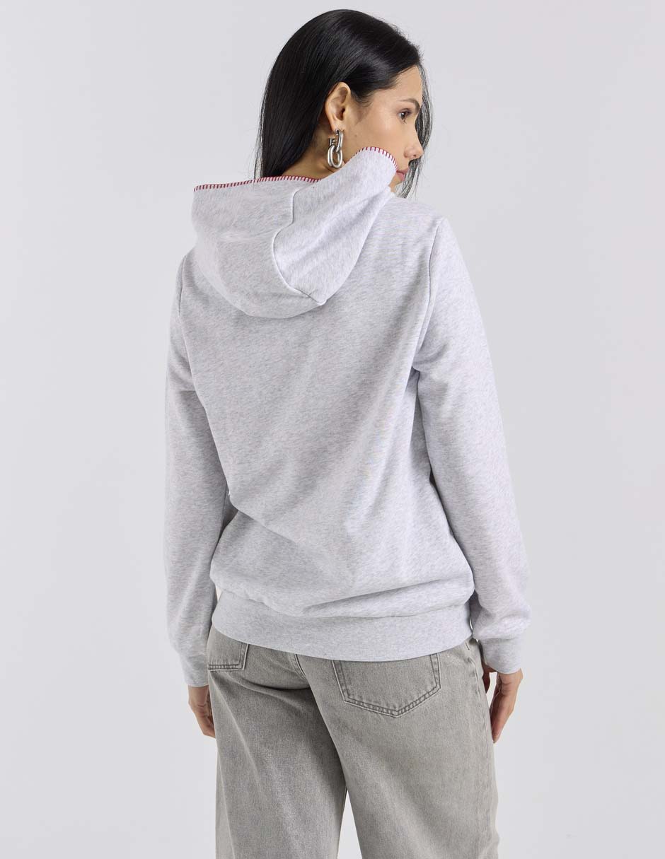Sudadera con capucha y bolsa para mujer 5