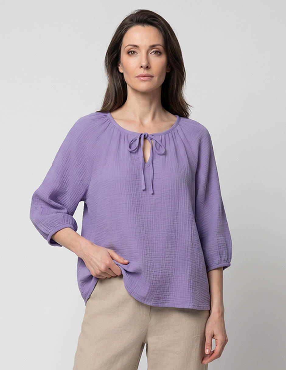 Blusa manga 3/4 para mujer 1