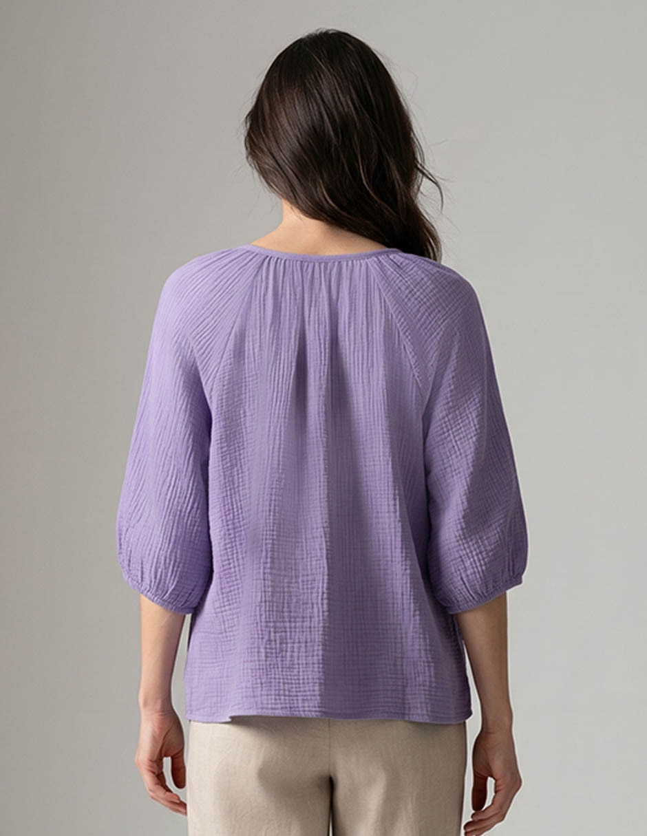 Blusa manga 3/4 para mujer 2