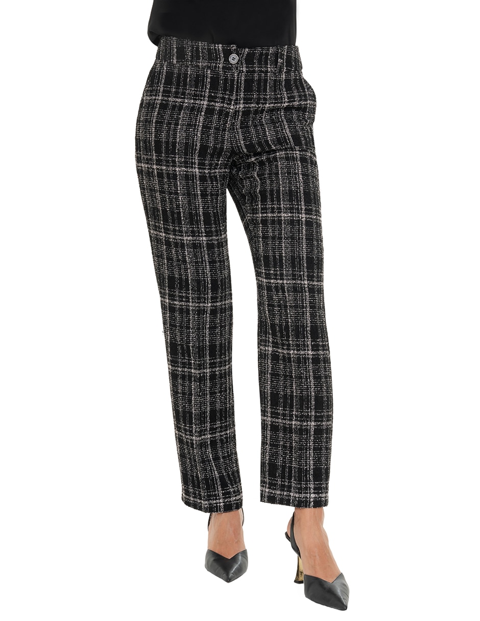 Pantalón de vestir straight para mujer 1