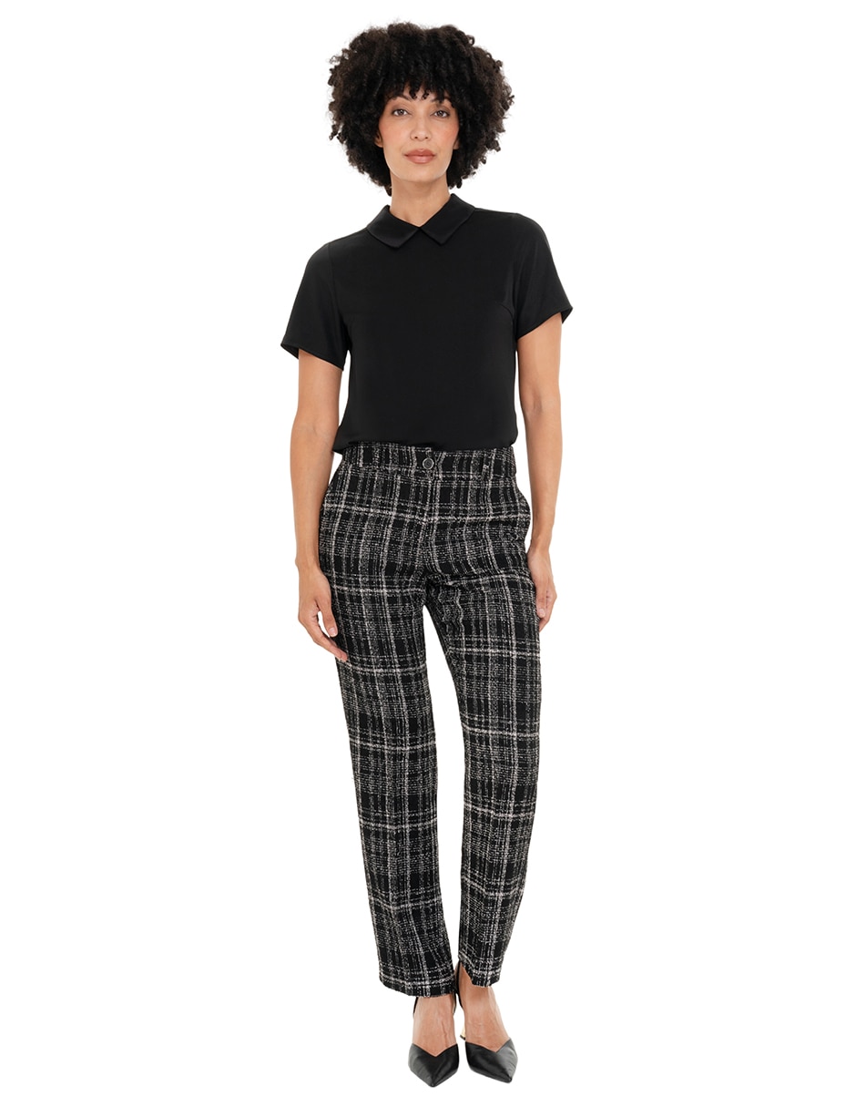 Pantalón de vestir straight para mujer 5