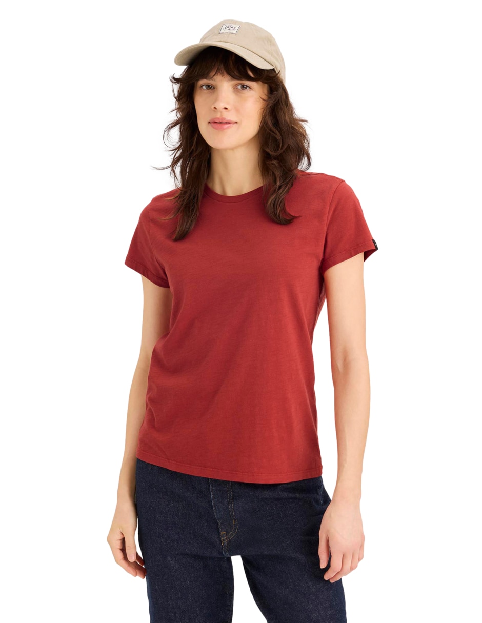 Playera manga corta Dockers cuello redondo para mujer