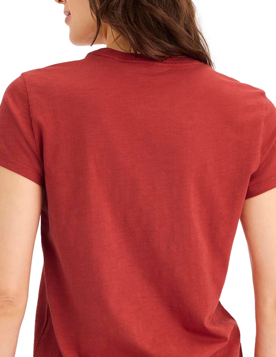 Playera manga corta Dockers cuello redondo para mujer