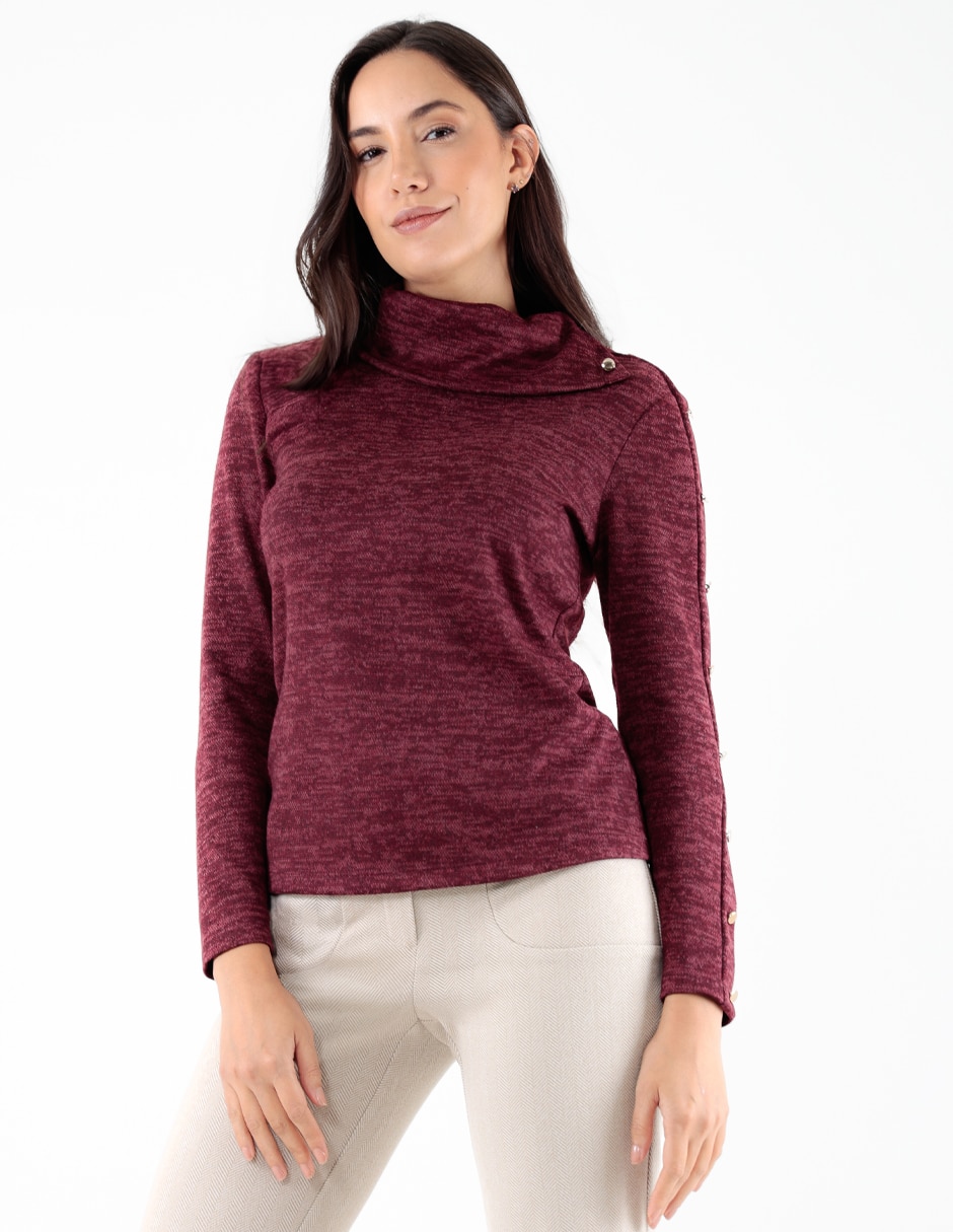 Blusa Trinity manga larga para mujer