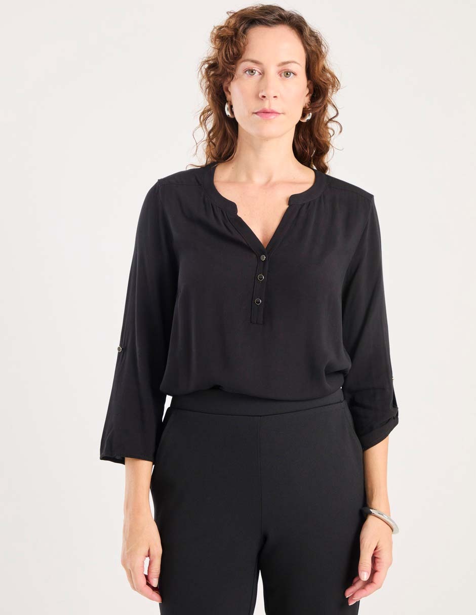 Blusa manga 3/4 para mujer 1