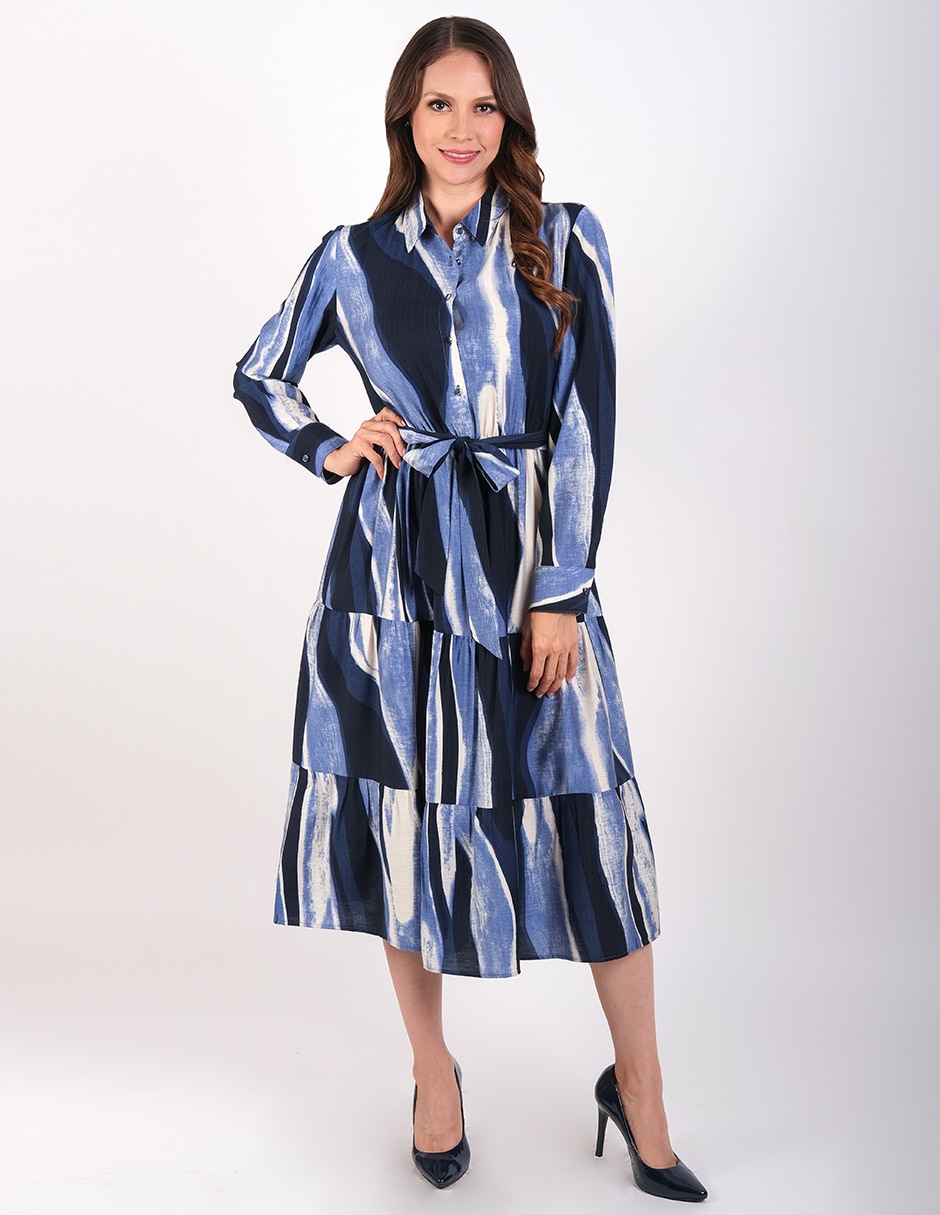 Vestido midi casual para mujer
