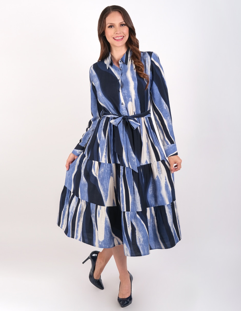 Vestido midi casual para mujer
