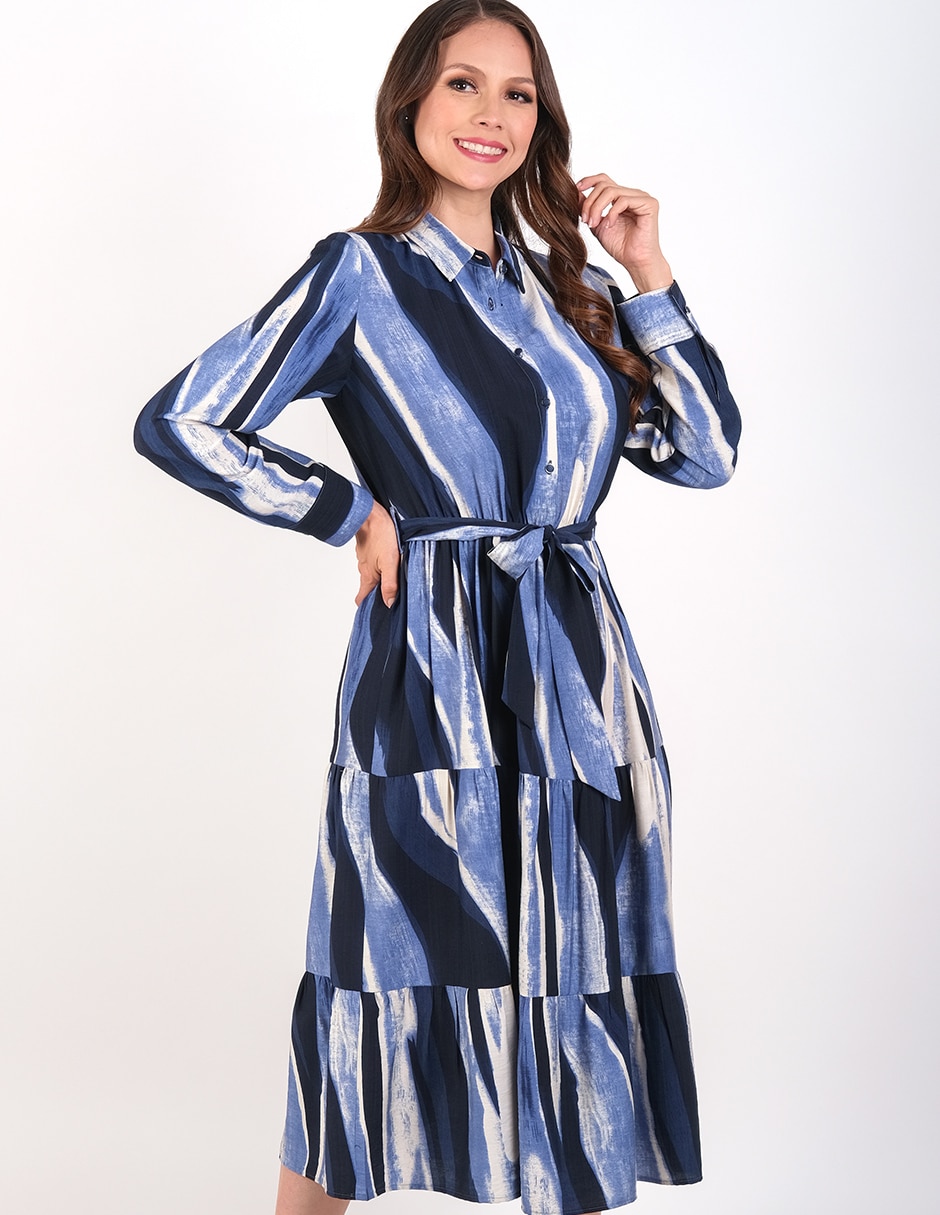 Vestido midi casual para mujer