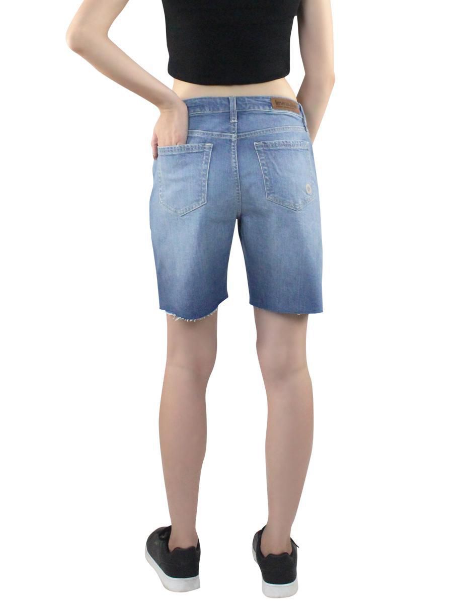 Bermuda de mezclilla para mujer