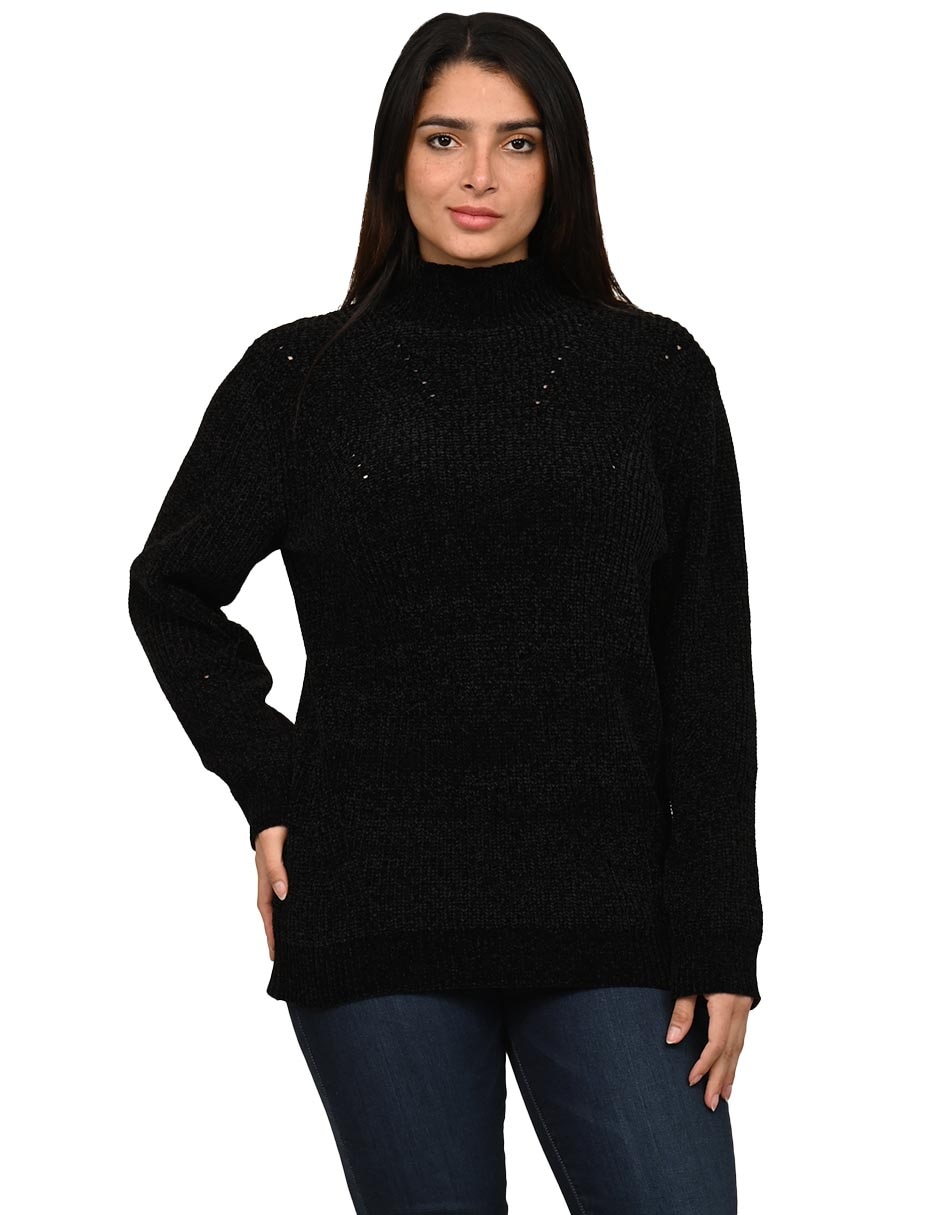 Suéter cuello alto para mujer 1