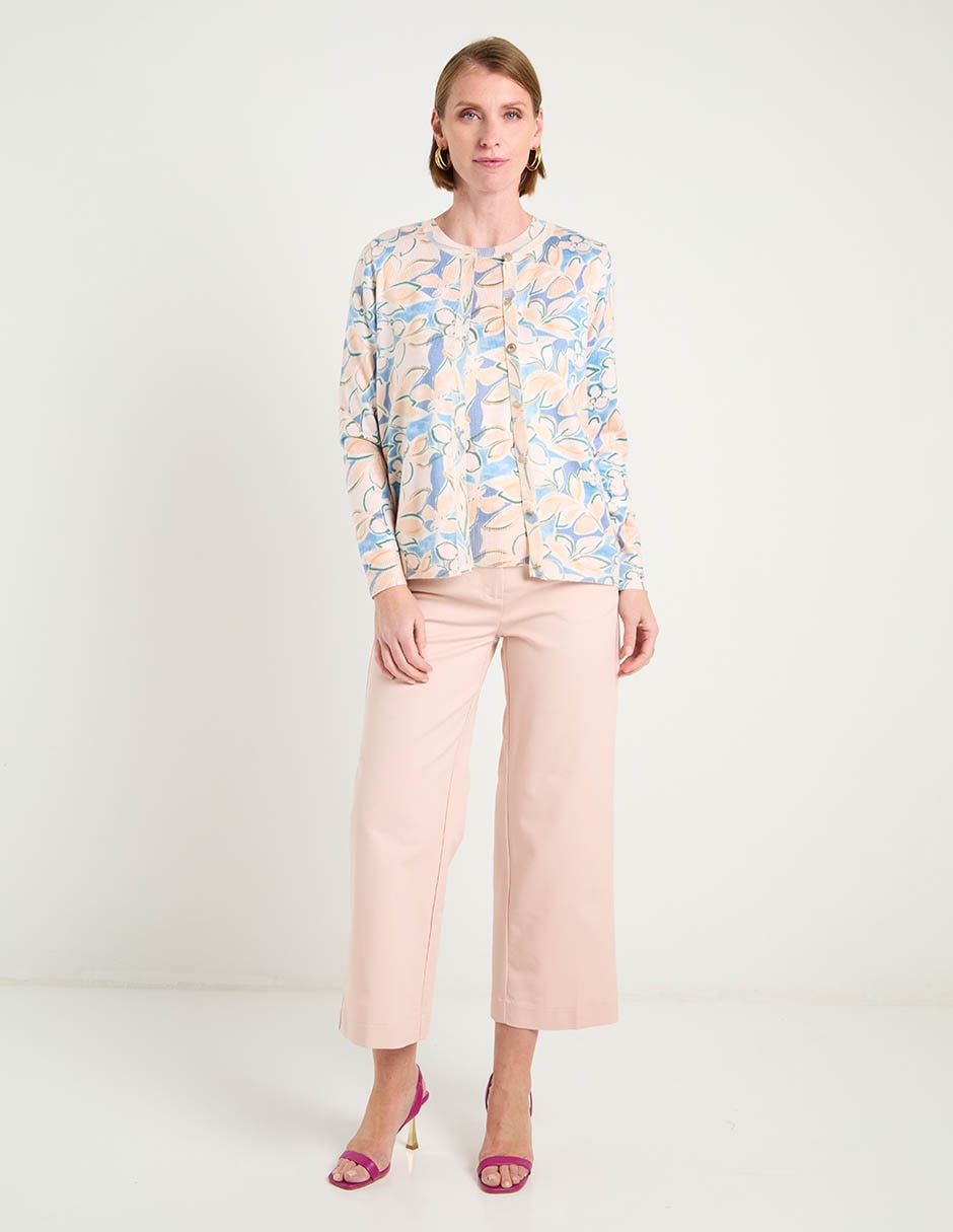 Pantalón coulotte amplio para mujer 2