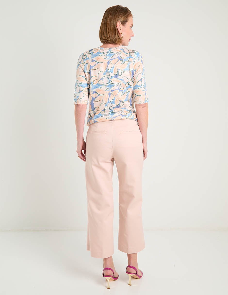 Pantalón coulotte amplio para mujer 6