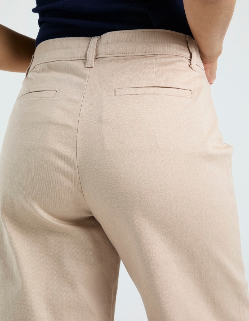 Pantalón capri wide leg para mujer 5