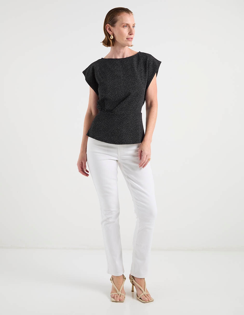 Blusa manga corta para mujer 8