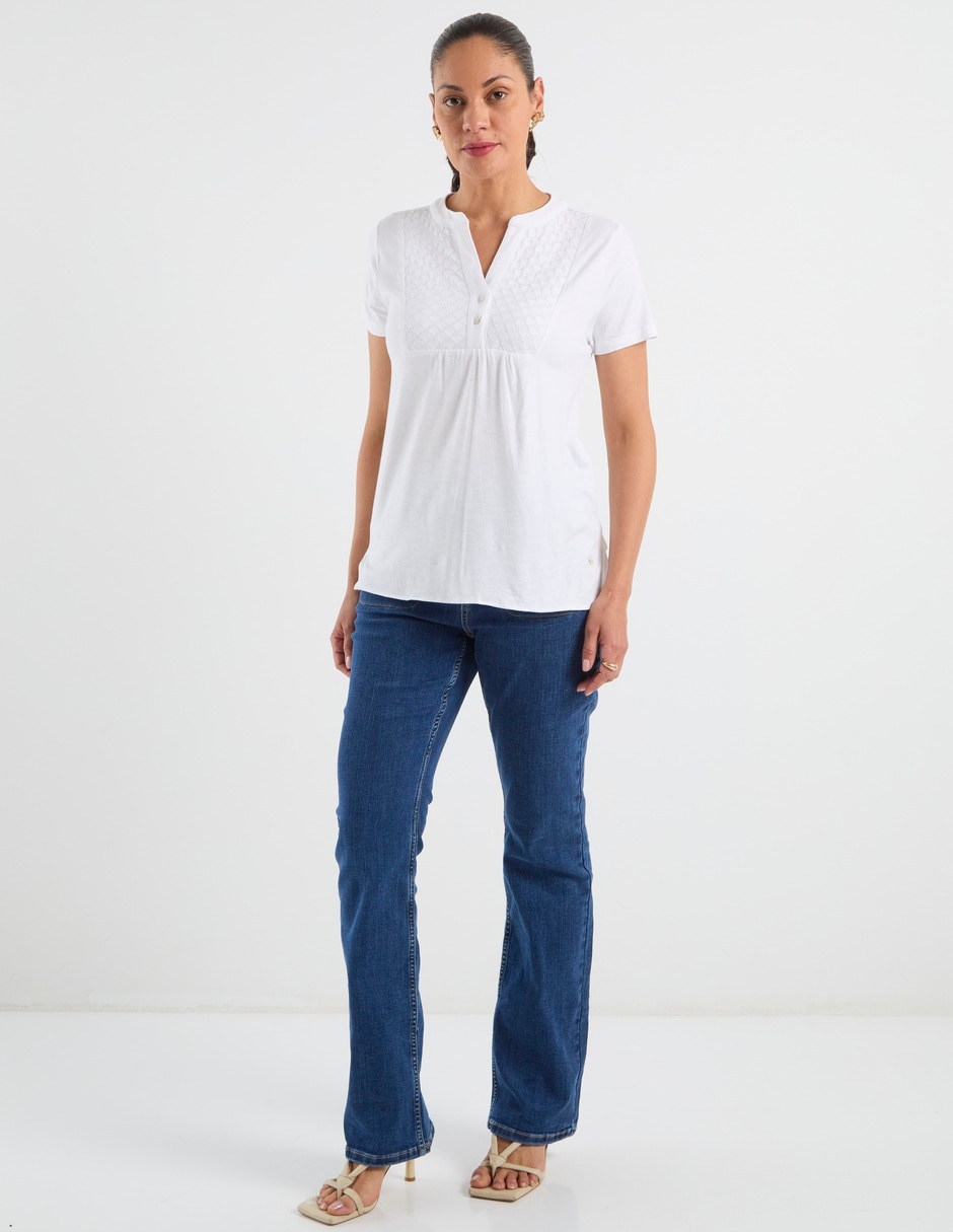 Jeans straight para mujer 6