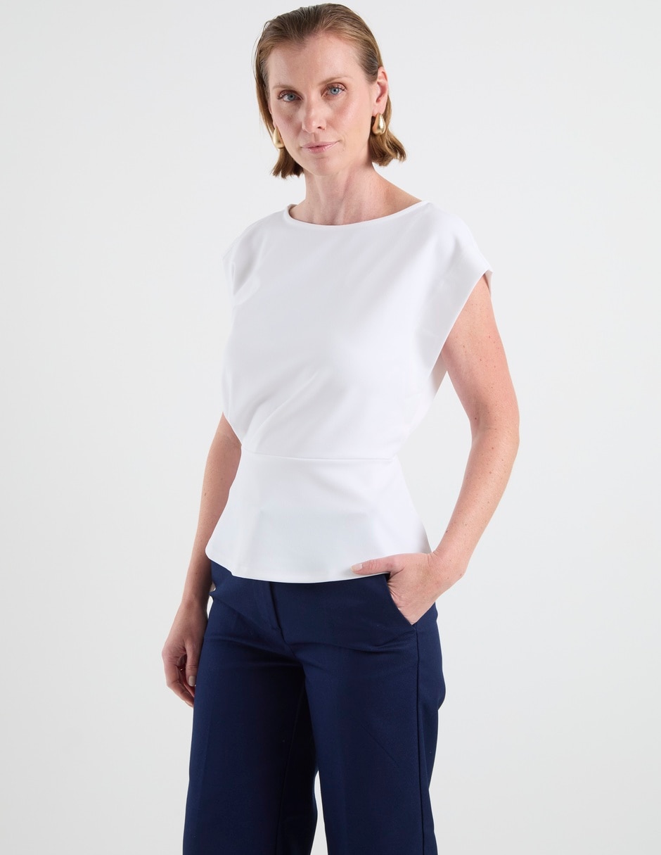 Blusa manga corta para mujer 1