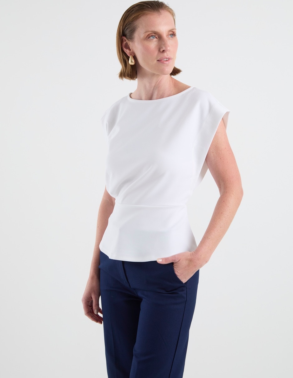 Blusa manga corta para mujer 7