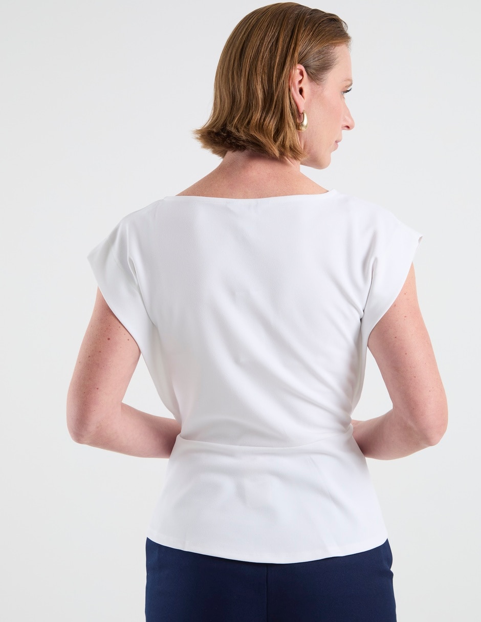 Blusa manga corta para mujer 11