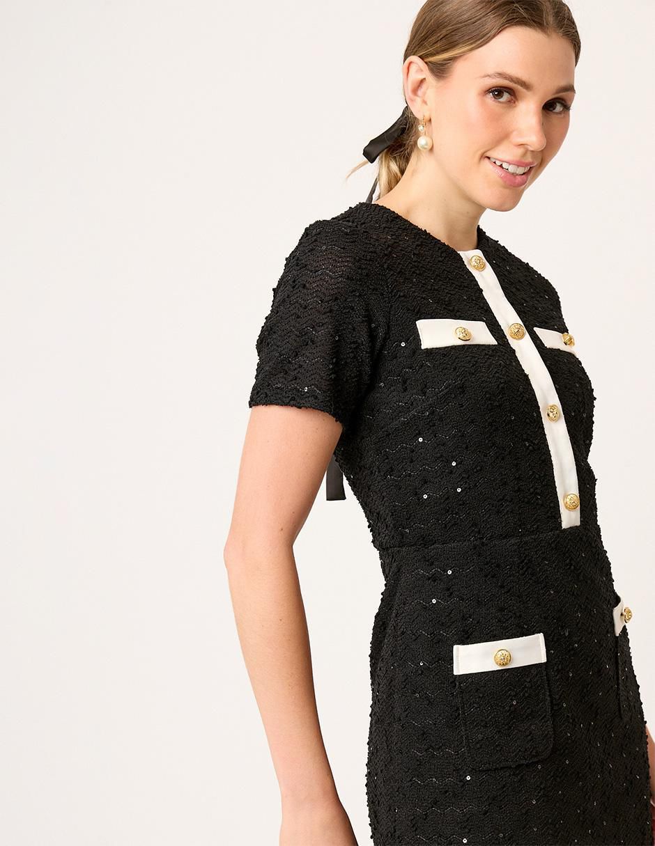 Vestido a la rodilla casual eugenia para mujer 8