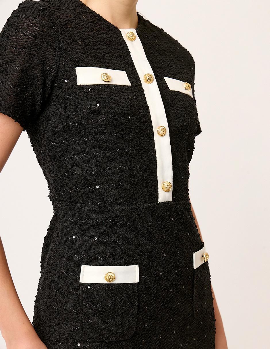 Vestido a la rodilla casual eugenia para mujer 11