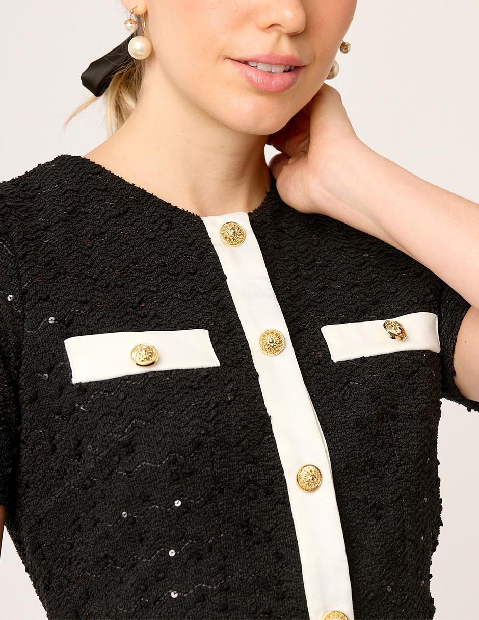 Vestido a la rodilla casual eugenia para mujer 4