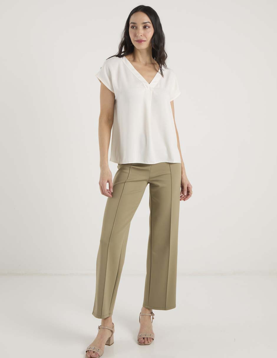 Blusa Liz Claiborne manga corta para mujer