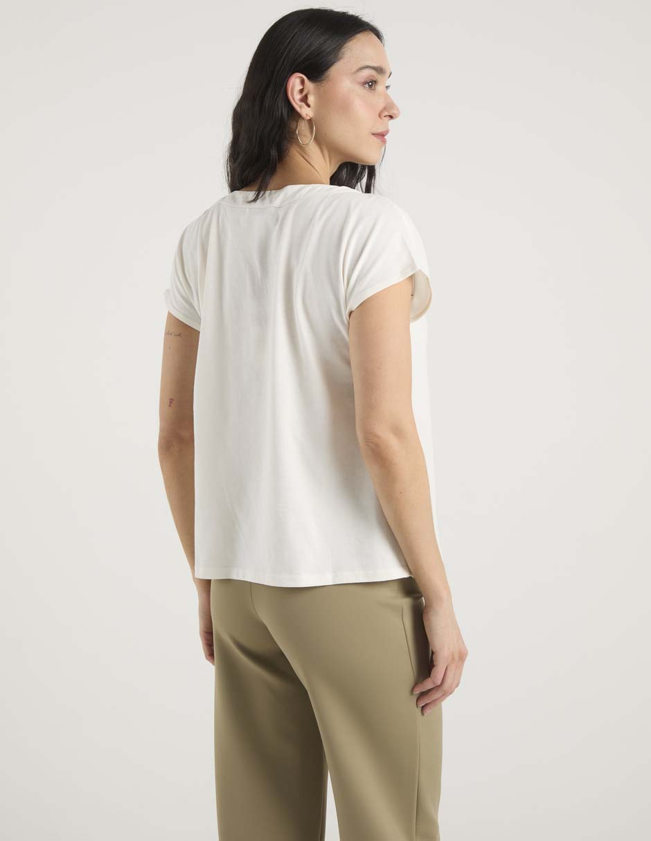 Blusa Liz Claiborne manga corta para mujer