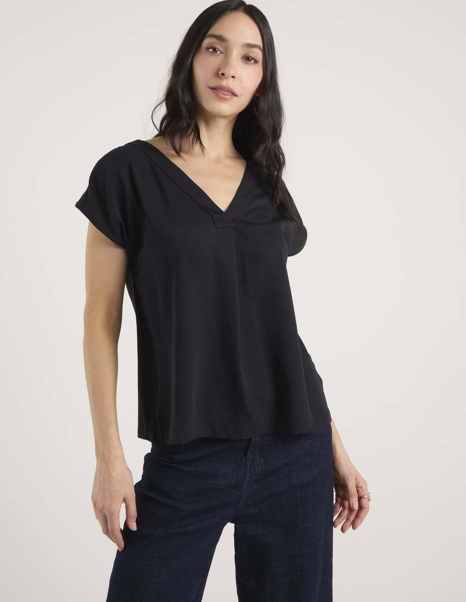Blusa manga corta para mujer 1