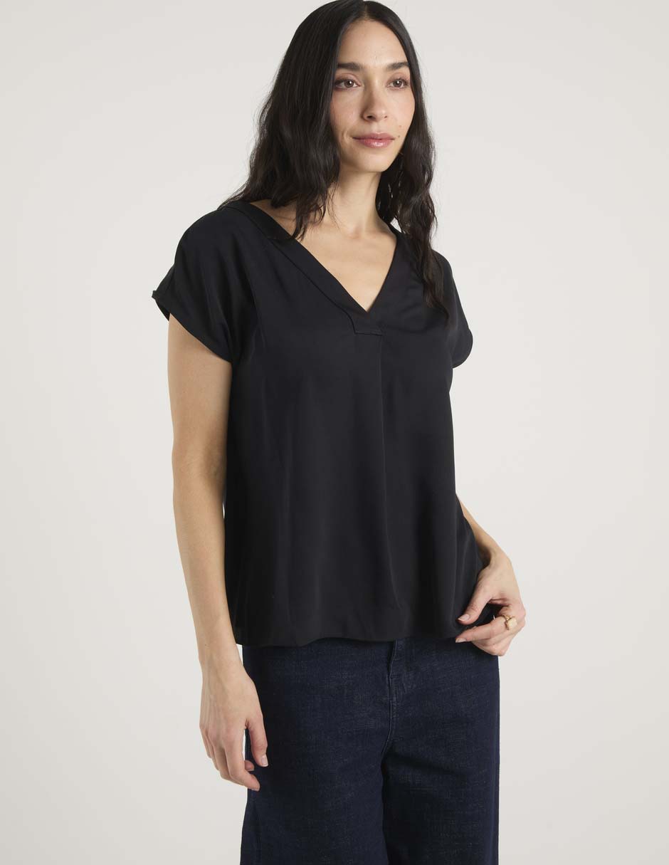 Blusa manga corta para mujer 2