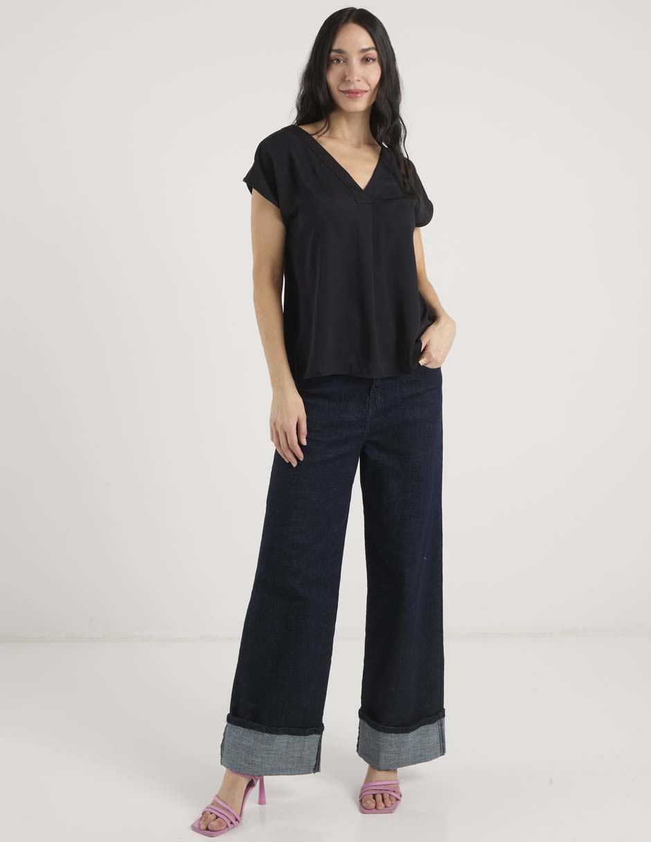 Blusa manga corta para mujer 3