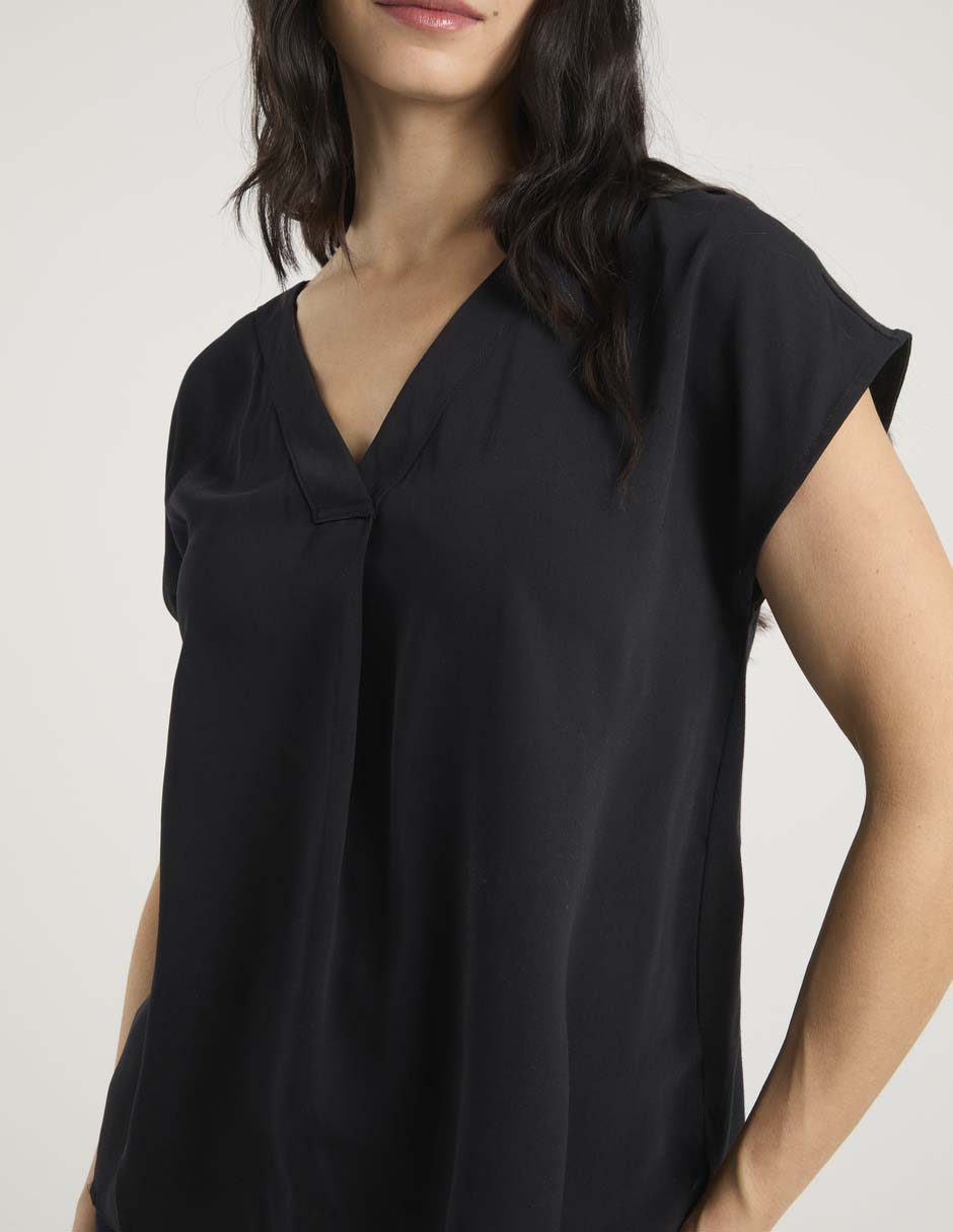 Blusa manga corta para mujer 5