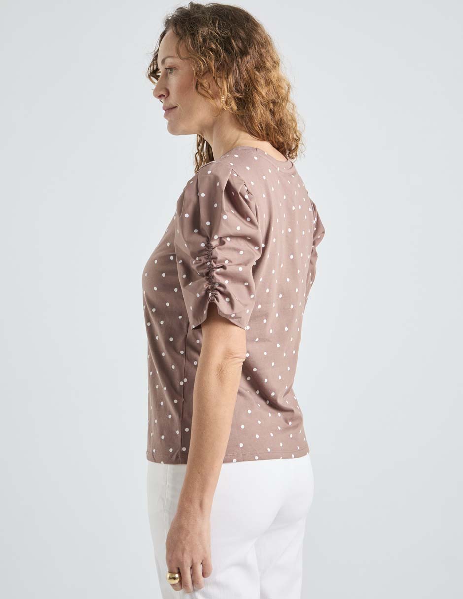 Blusa manga corta para mujer 6