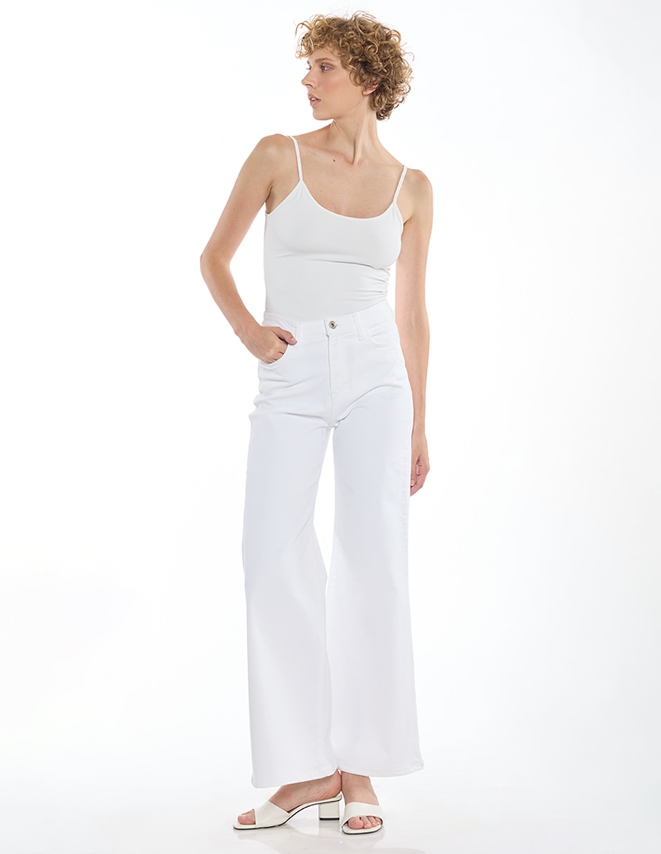 Jeans campana denim para mujer 5
