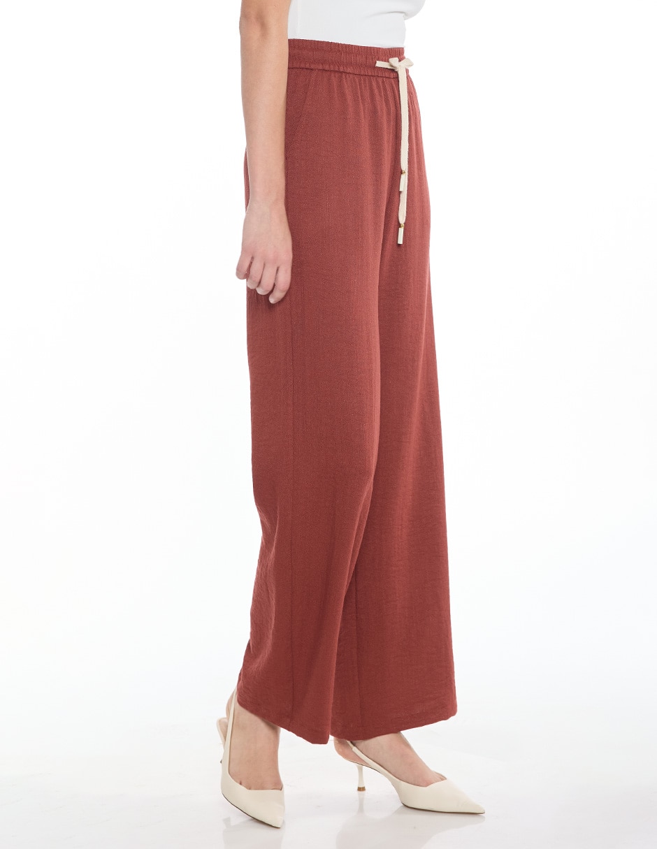 Pantalón amplio para mujer 4