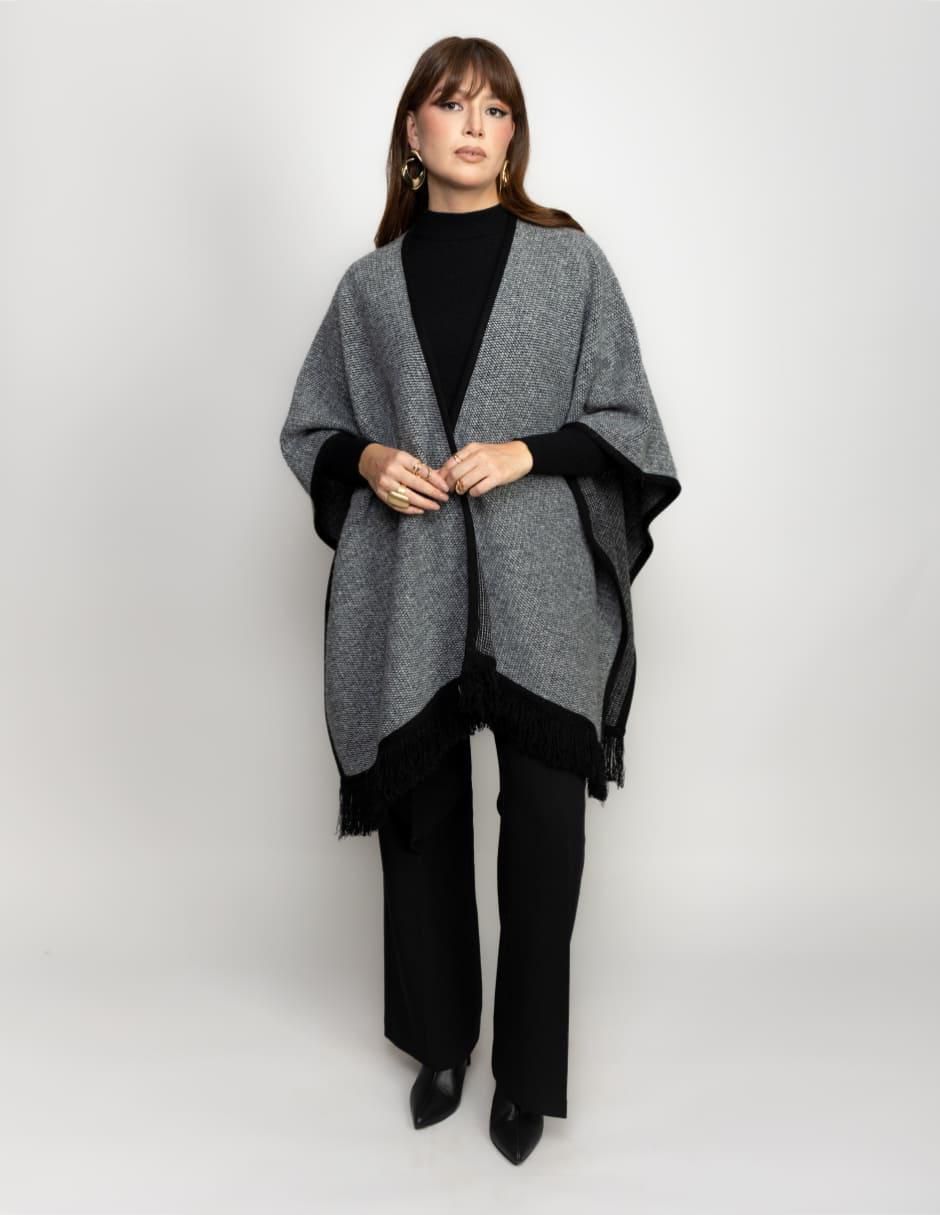 "capa/poncho/kimono" "para" mujer 4