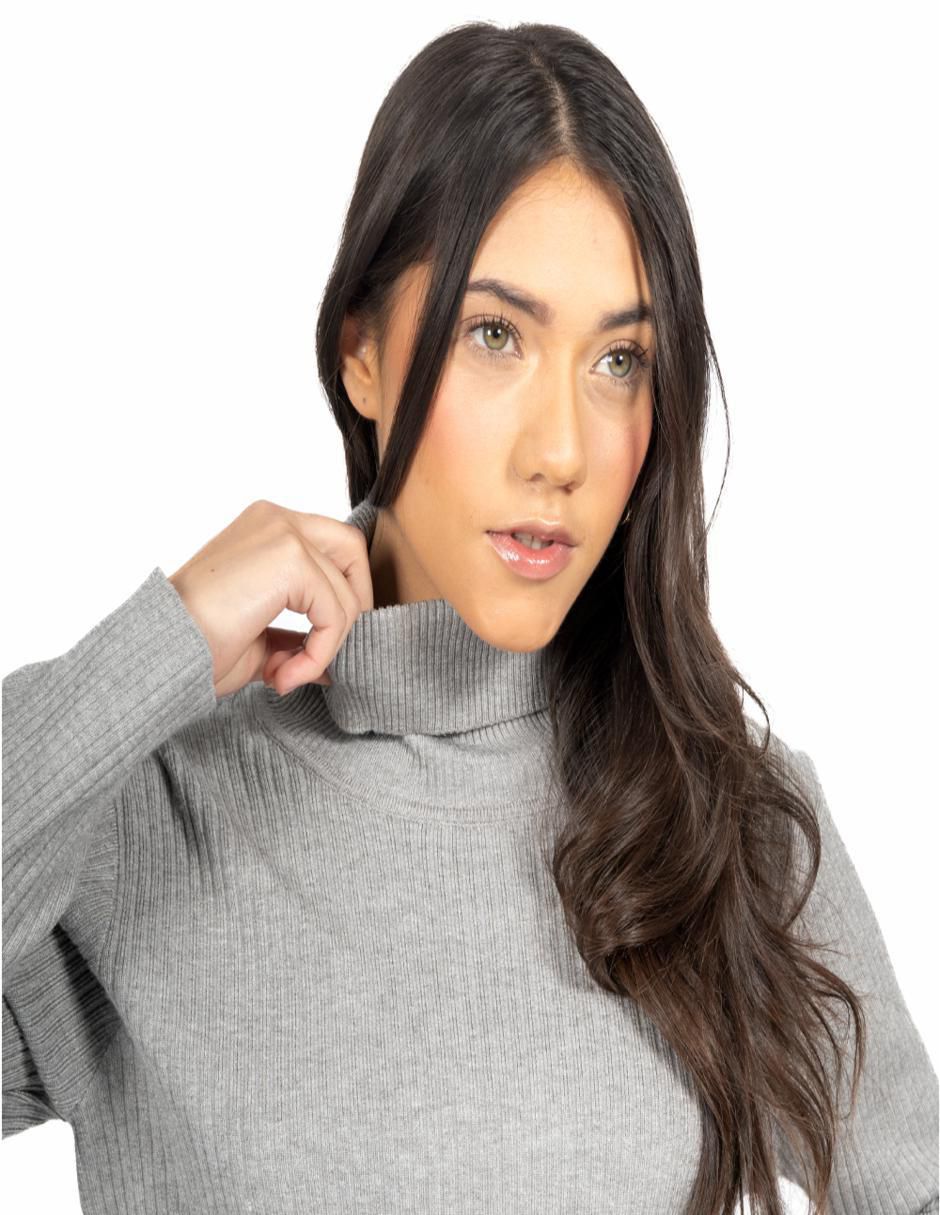 Suéter cuello tortuga para mujer 2