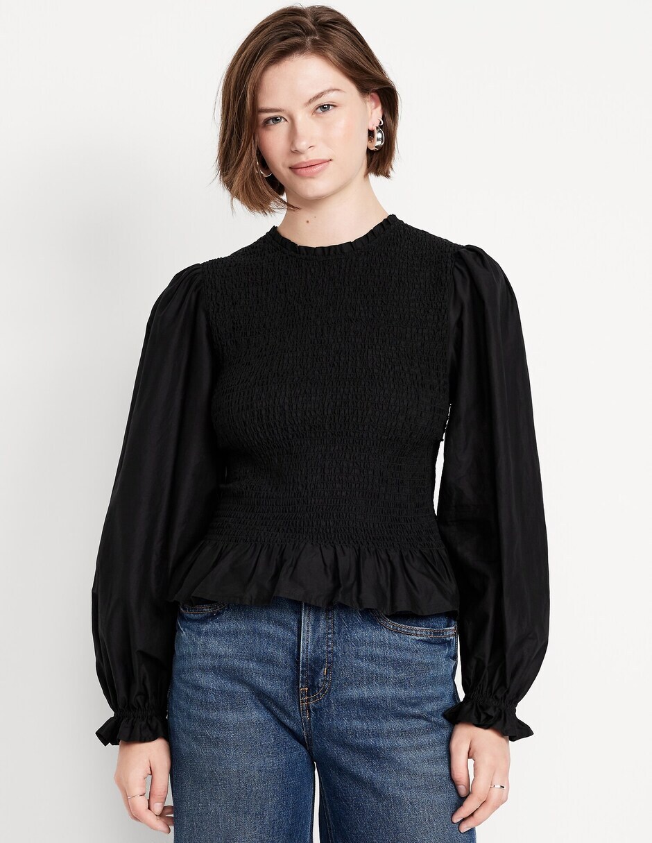 Blusa manga larga para mujer 1