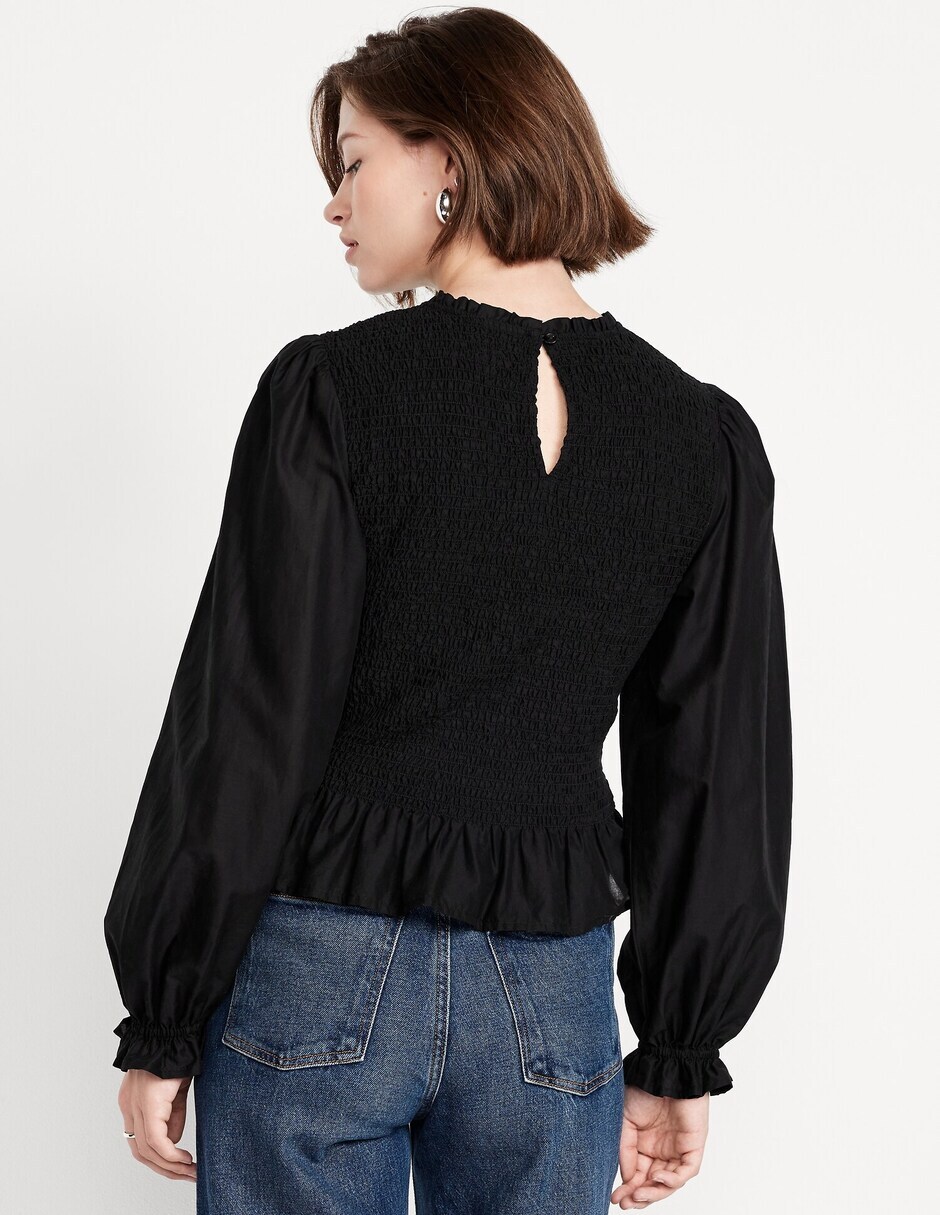 Blusa manga larga para mujer 5