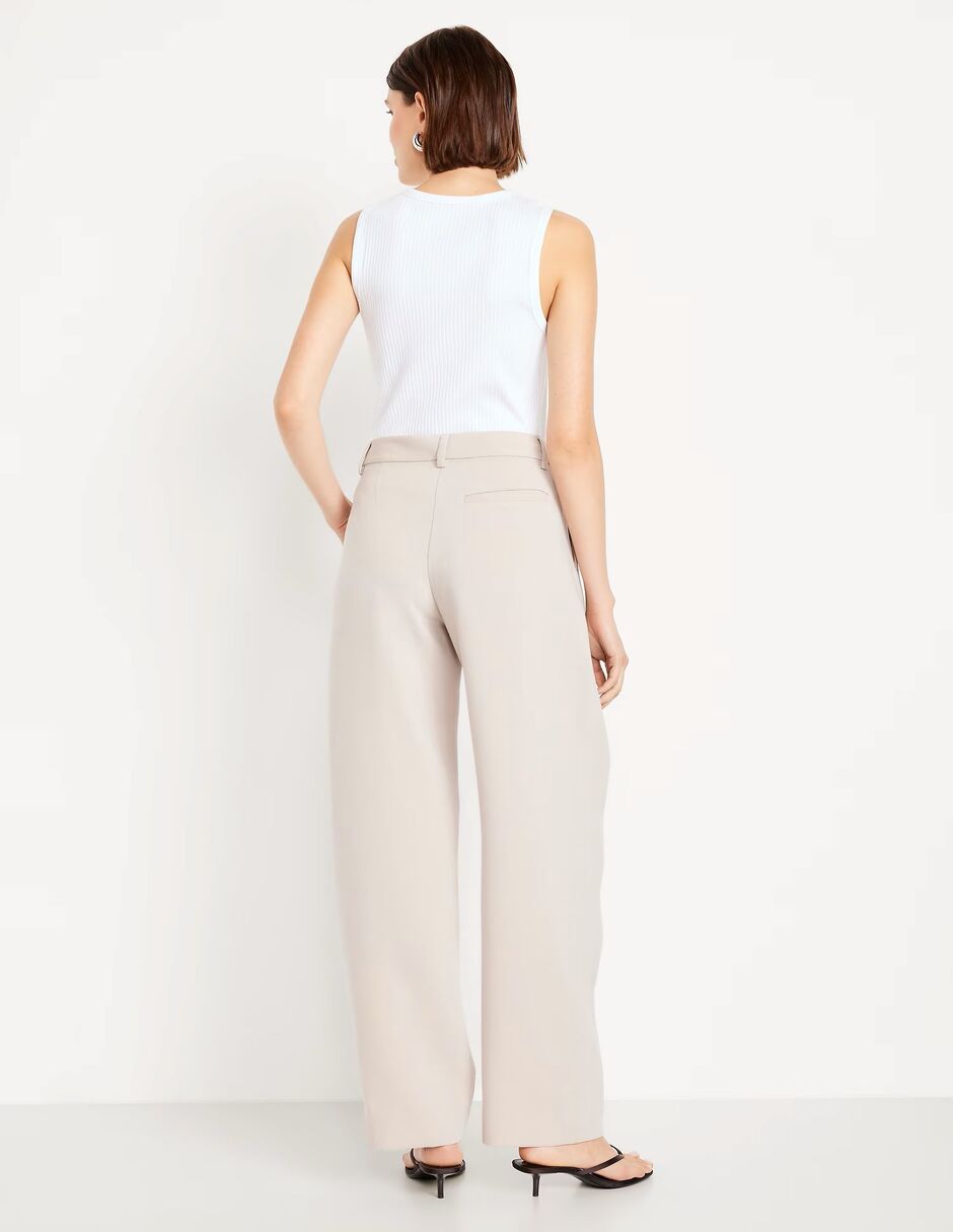 Pantalón de vestir barrel para mujer 4