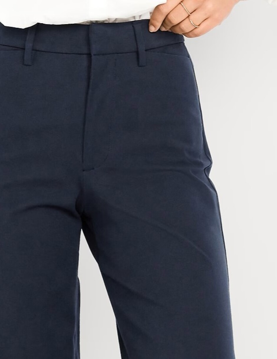 "pantalón" regular wide leg "para mujer" 3