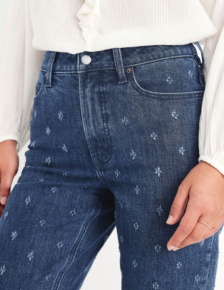 "jeans/jegging/jeans jogger" regular straight 834107-000 "corte" cintura "para mujer" 4