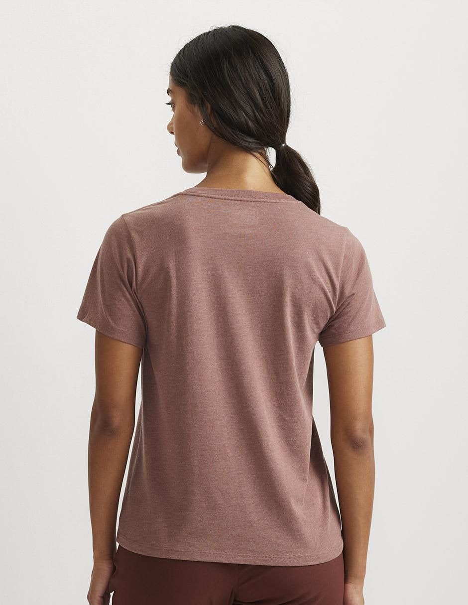 Playera manga corta cuello redondo para mujer 2