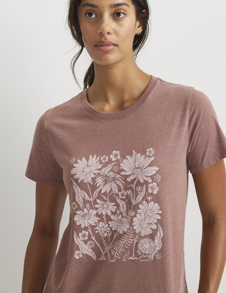 Playera manga corta cuello redondo para mujer 3
