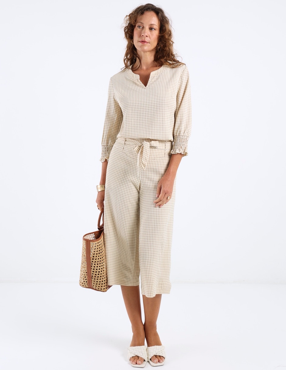 Pantalón capri straight para mujer 1