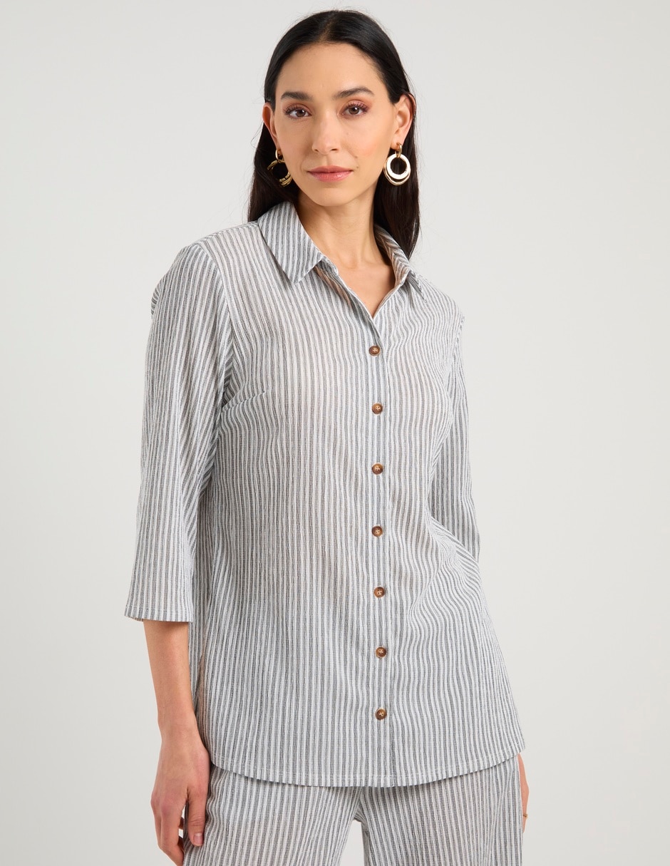 Blusa manga 3/4 para mujer 1