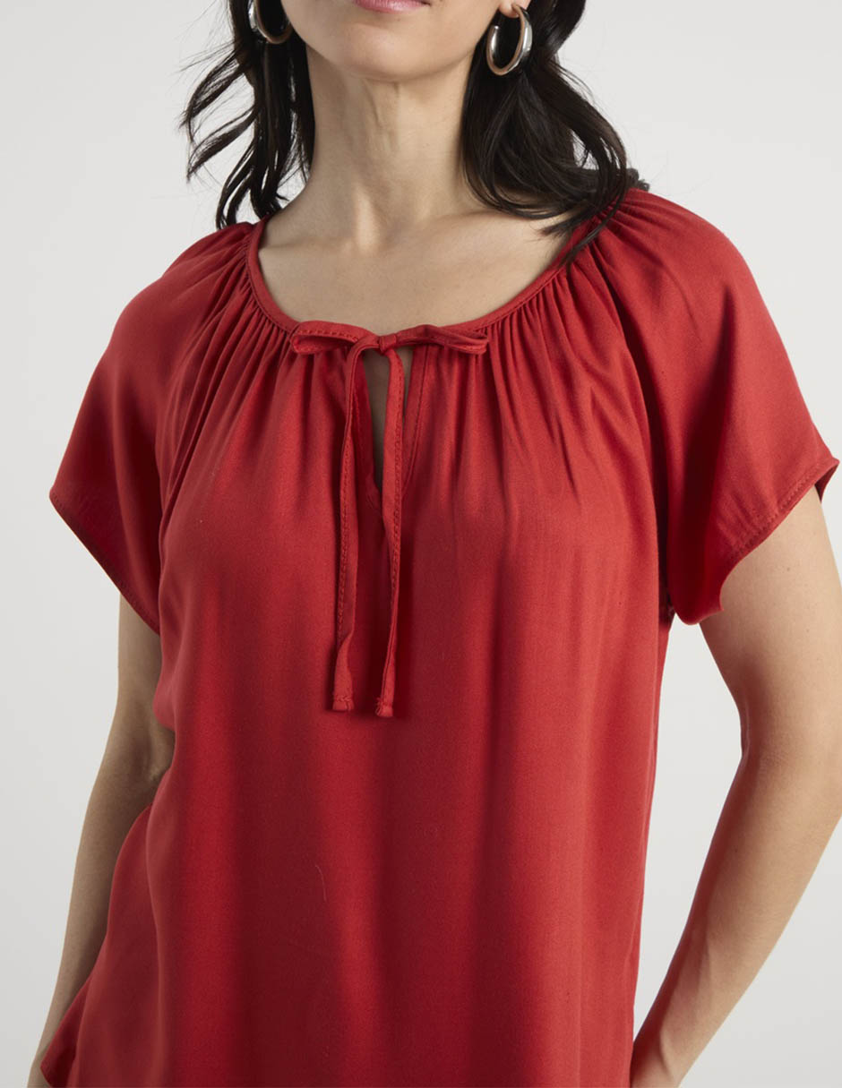 Blusa Lieb manga corta para mujer