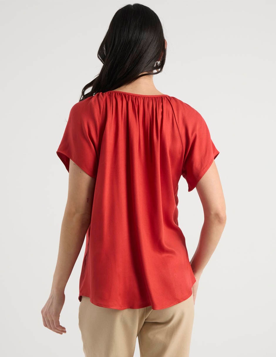 Blusa manga corta para mujer 12