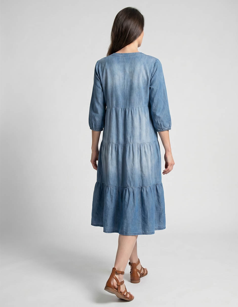 Vestido midi casual para mujer 2